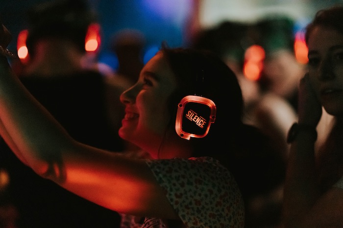 Silent disco headset rentals