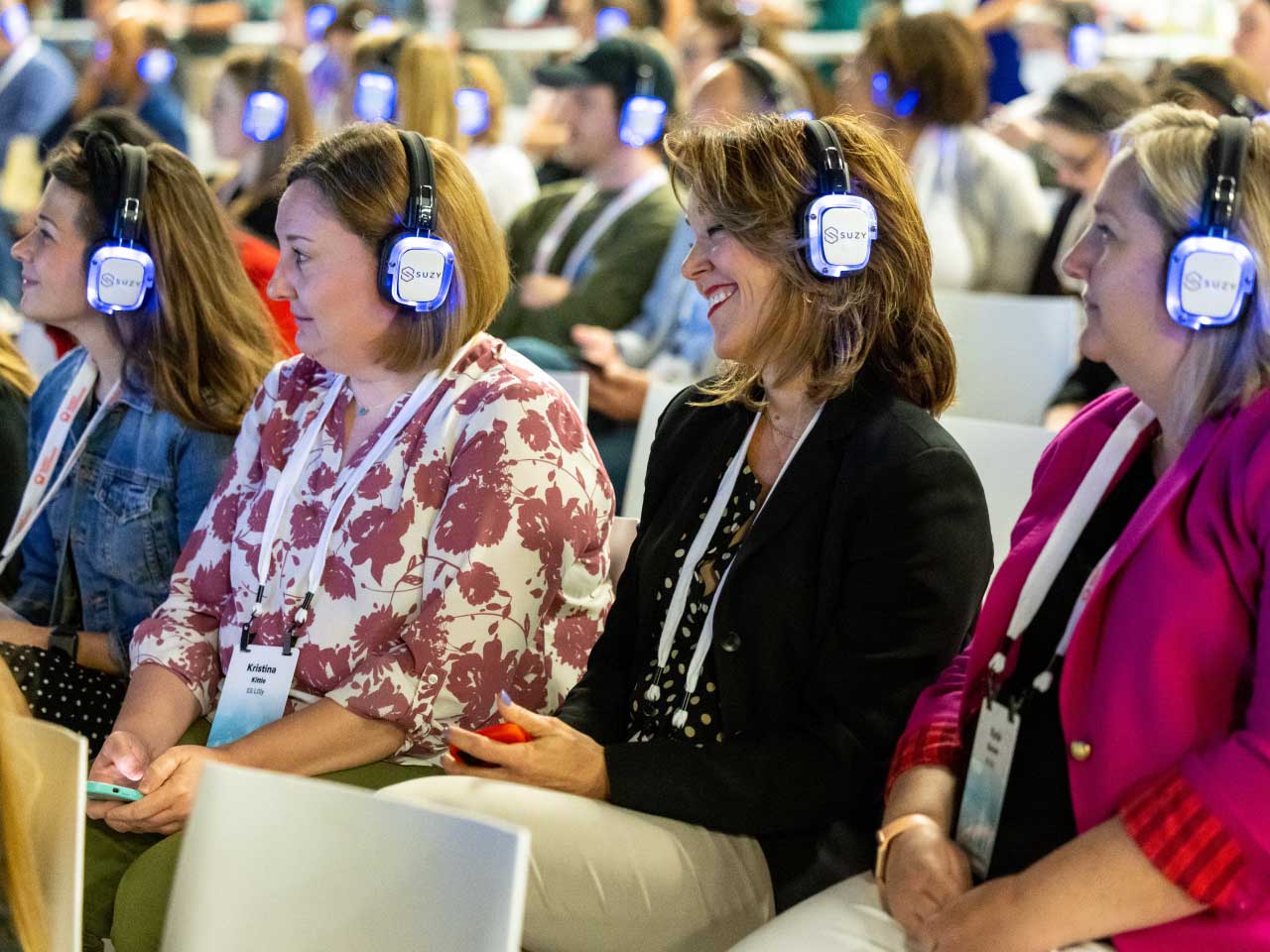 Silent conference headphone event in North Bellmore, NY