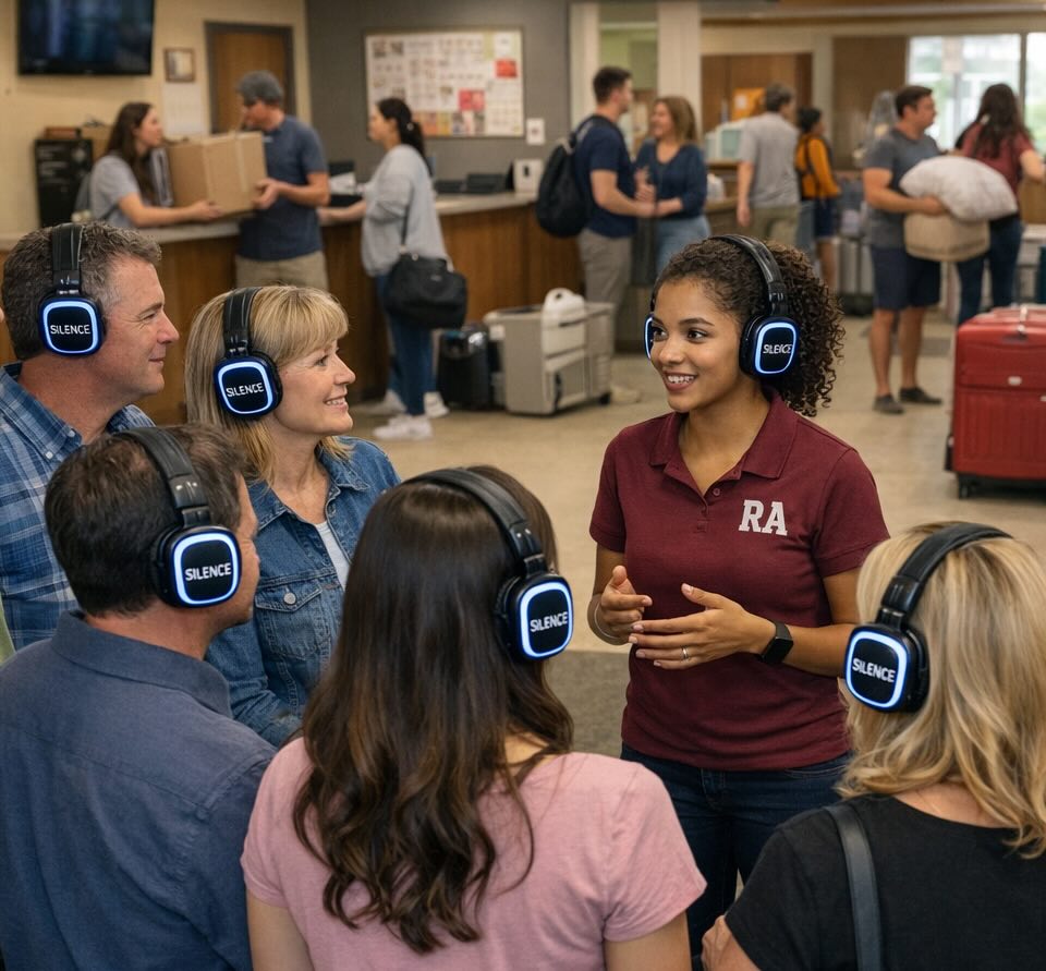 Silent school and university headphone event in Ben Avon, PA